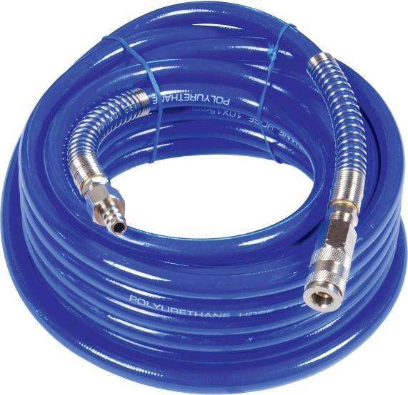 Produktbild Elmag Druckluftschlauch Set PU 10m mit Kupplung und Tülle 8x12mm
