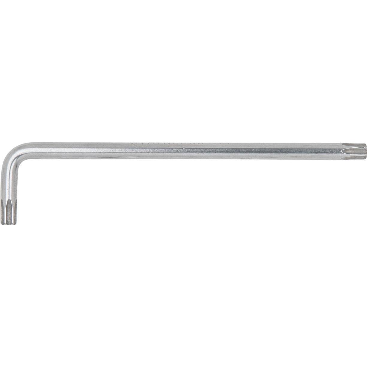 KS Tools, Sechskantschlüssel, EDELSTAHL Torx-Winkelstiftschlüssel mit Bohrung, lang, TB30