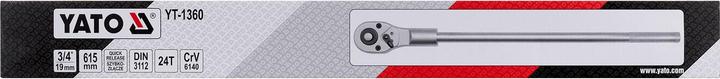 Productafbeelding Yato RATCHET HANDLE 34x500MM (1/4")