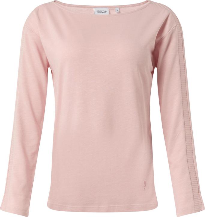 Immagine prodotto Comma T-Shirt Langarm-Shirt mit Ripp-Detail im Relaxed Fit (44)