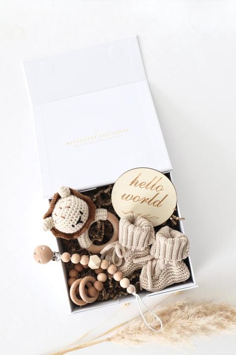 Actual product image Oykami Baby Geschenkbox Beige "Phoenix" Löwe (0 Months)