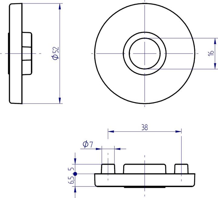 Produktbild Mega Drückerrosette (Türrosette)