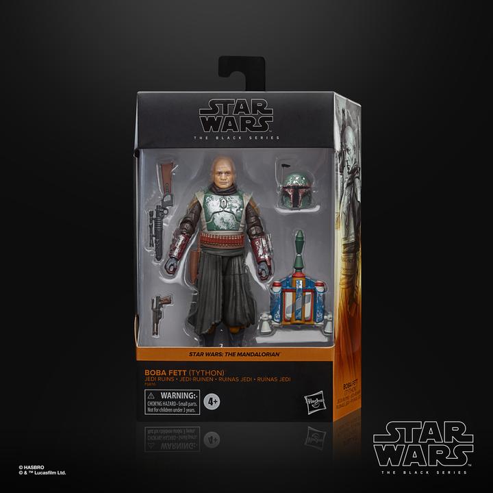 Image du produit Hasbro The Black Series Boba Fett (Tython) Ruines Jedi, figurine de 15 cm pour Star Wars : The Manda