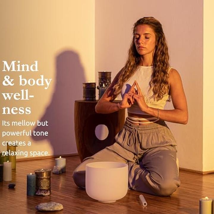 Actual product image Meinl 9" crystal singing bowl (forehead chakra) (Singing bowl)