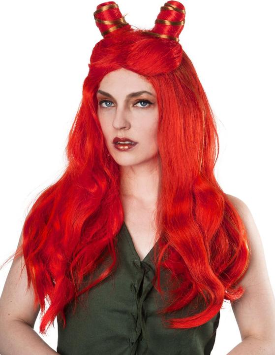 Produktbild Maskworld Poison Ivy Perücke - Faschingsperücke Teufel Hexe