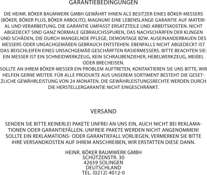 Produktbild Böker Core Walnuss Schälmesser (7 cm)