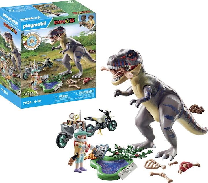 Immagine prodotto Playmobil Ricerca di tracce di T-Rex (71524, Playmobil Dinos)