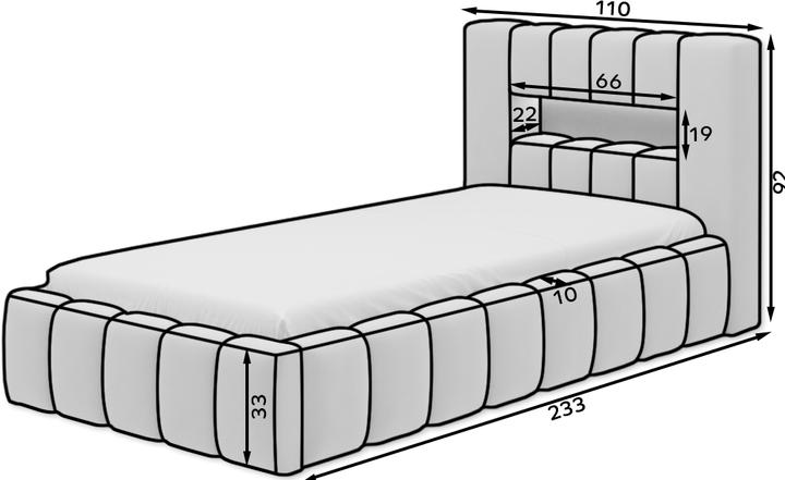 Produktbild ELTAP Bed (90 x 200 cm)