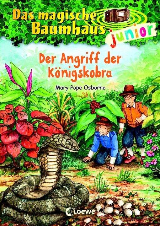 Produktbild Loewe Das magische Baumhaus junior (Band 39) - Der Angriff der Königskobra (Deutsch, Sandra Lojahn, Jutta Knipping, Mary Pope Osborne, Loewe Kinderbücher, 2024)