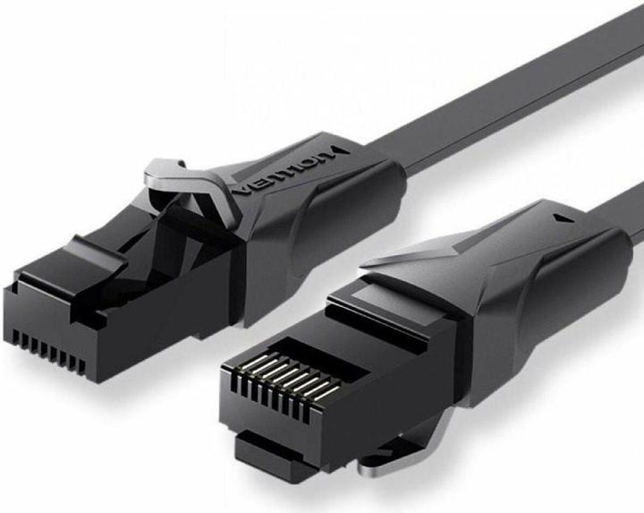 Image du produit Vention Câble de raccordement plat Cat.6 UTP 20M Noir (UTP, CAT6, 20 m)
