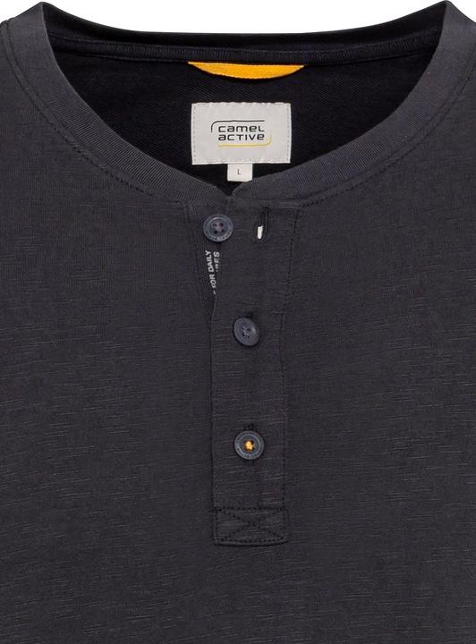 Produktbild Camel Active Henleyshirt aus nachhaltigem Organic Cotton (L)