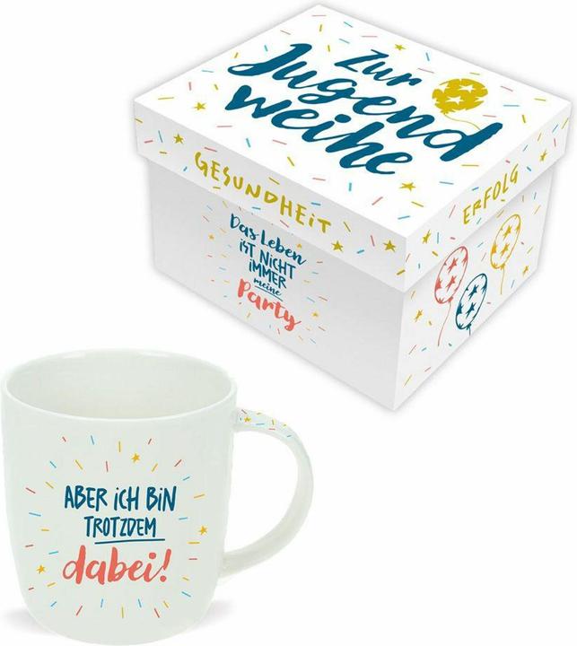 - Tasse zur Jugendweihe in Geschenkbox (350 ml, 1x)