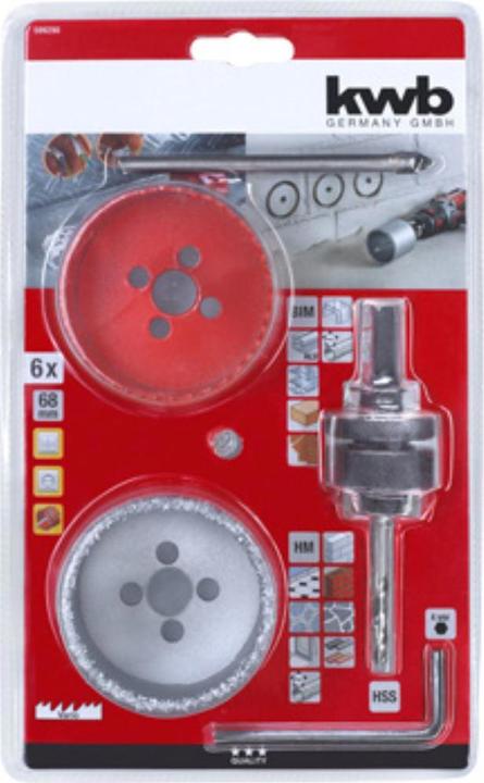Actual product image kwb Hole saw set 6pcs Ø 68 mm (68 millimetres)