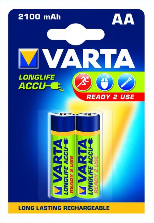 Actual product image Varta Recharge Accu Power (2 pcs., AA, 2100 mAh)