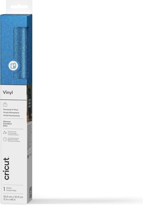 Produktbild Cricut Vinylfolie Permanent 30.5 x 122 cm, 1 Stück, Blau