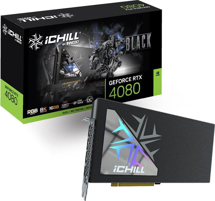 Image du produit Inno3D GeForce RTX 4080 iChill noir (16 Go)