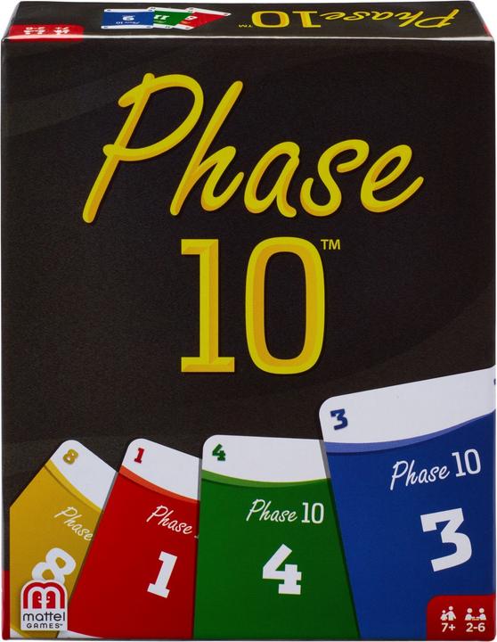 Productafbeelding Mattel Games Fase 10 kaartspel (Duits, 2 - 6 Spelers)