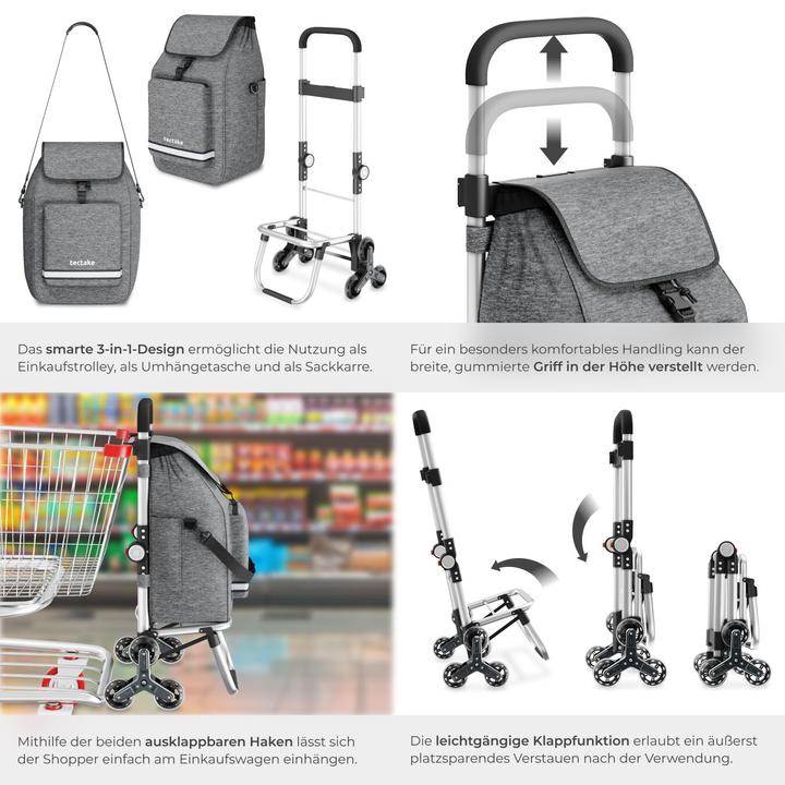 Produktbild tectake Shopper 3-in-1