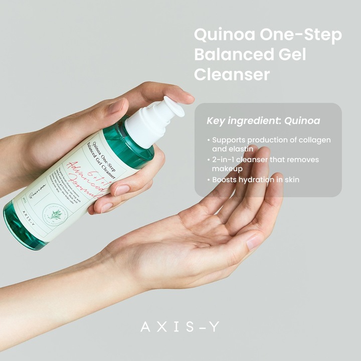 Produktbild Axis-Y Quinoa One Step Balanced Gel Cleanser Balancing Face Wash 180Ml (Gel, 180 ml)