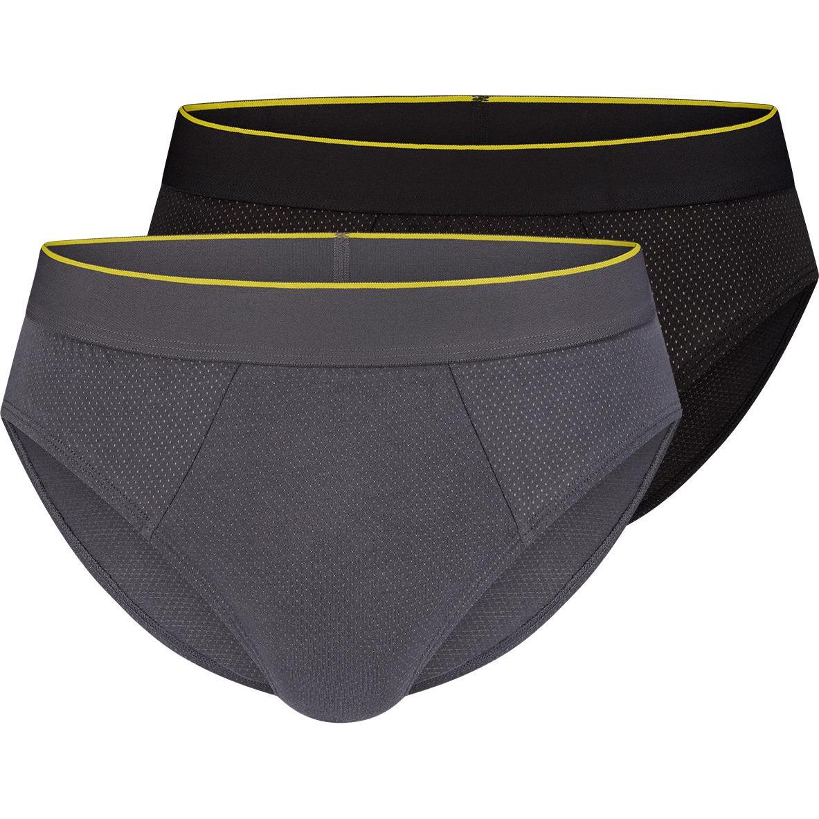 Sloggi, Herren, Unterhosen, 2er Pack EVER Airy Slip / Unterhose, Schwarz, (XL, 2er Pack)