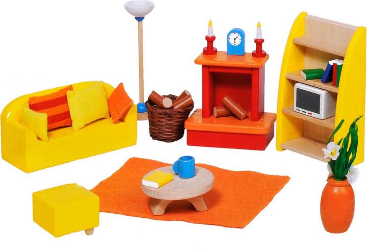 Produktbild Goki Puppe Haus Möbel Wohnzimmer