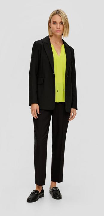 Actual product image s.Oliver Bluse Plisseebluse aus Chiffon (46)