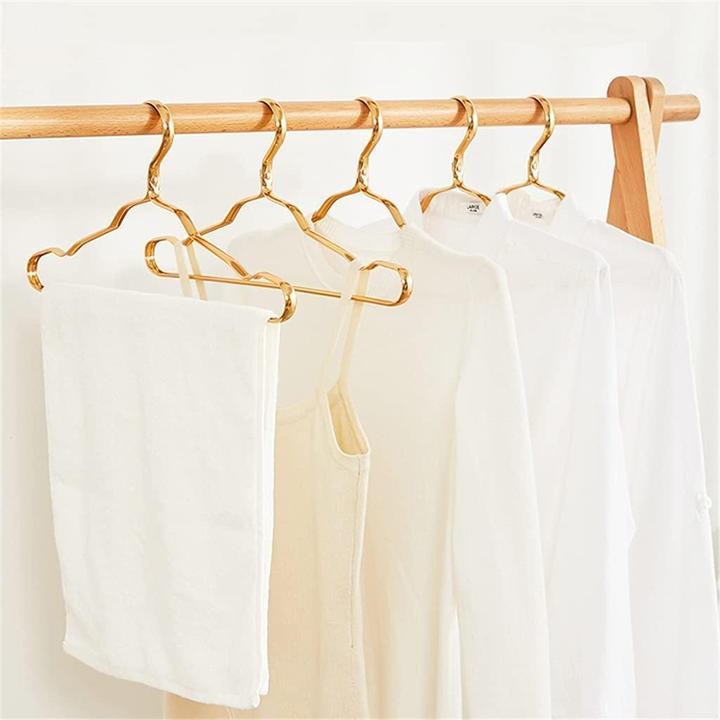 Actual product image JTI Clothes hanger - Gold - 10 pcs (10 x)