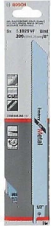 Actual product image Bosch Professional Zubehör PRO Metal Demolition S1025VF blade, 1.25 x 19 x 200 mm, 5 pcs.
