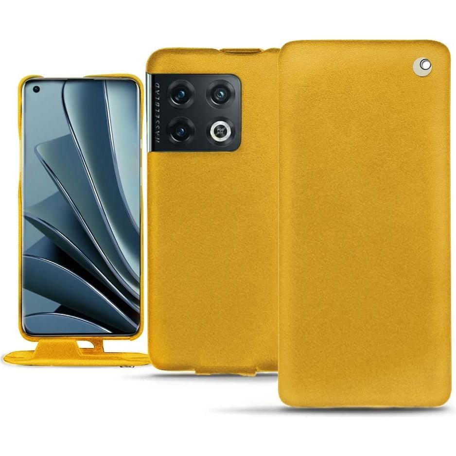 Noreve Lederschutzhülle vertikal (OnePlus 10 Pro), Smartphone Hülle, Orange