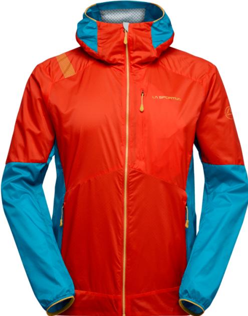 Immagine prodotto No Name Kurtka La Sportiva Across Lite Jacket - cherry tomato/tropic blue (M)