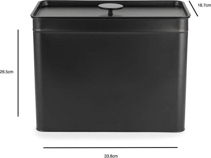 Actual product image Salter BW126141EU7 Kuro 4-Piece Bread Bin & Canister Set (14.20 l)