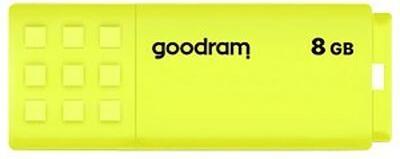 Produktbild Goodram UME2 - 8 GB - USB Typ-A - 2.0 - 20 MB/s - Kappe - Gelb (8 GB, USB-A)