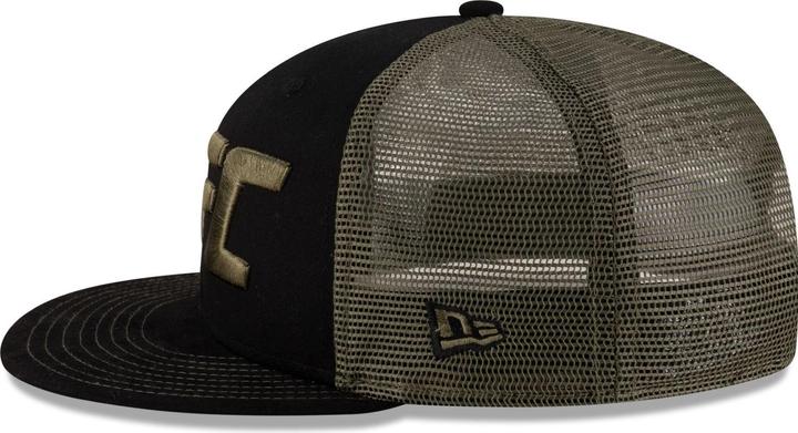Produktbild New Era 9Fifty Mesh Snapback Cap - UFC MMA schwarz / oliv SM (S/M)