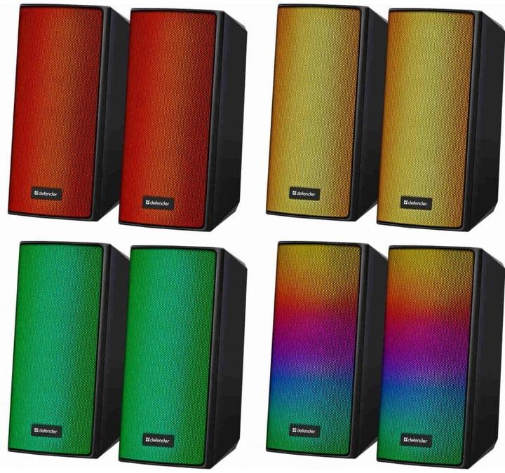 Produktbild Defender SPITFIRE 2.0 6W LED-USB-Computerlautsprecher