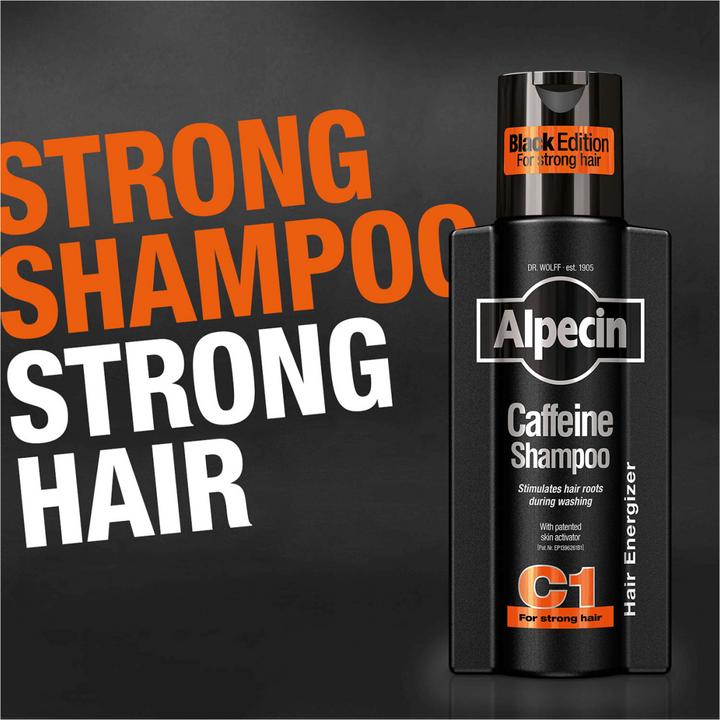 Produktbild Alpecin Coffein-Shampoo C1 Black Edition (250 ml, Flüssiges Shampoo)