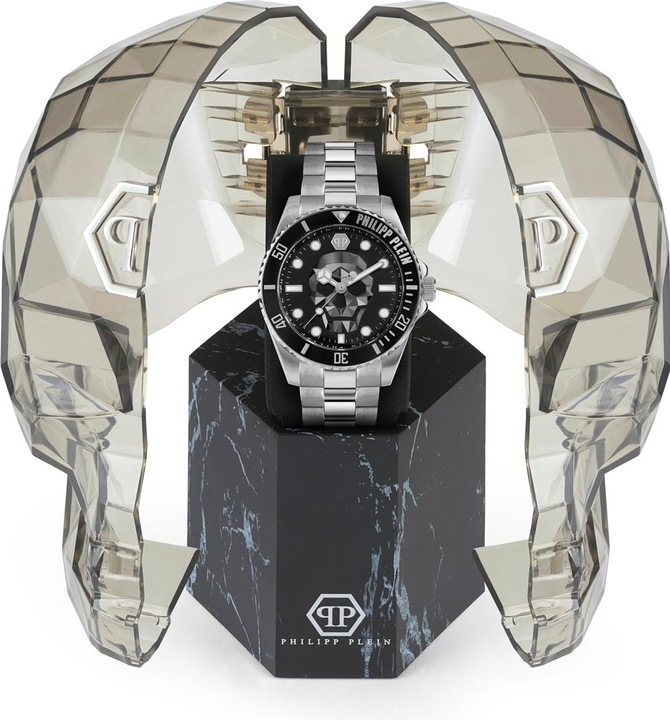Actual product image Philipp Plein PWOAA0522 The $kull Diver 44mm 10ATM (Analogue wristwatch, 44 mm)