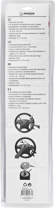 Immagine prodotto Benson Lenkradschloss Auto