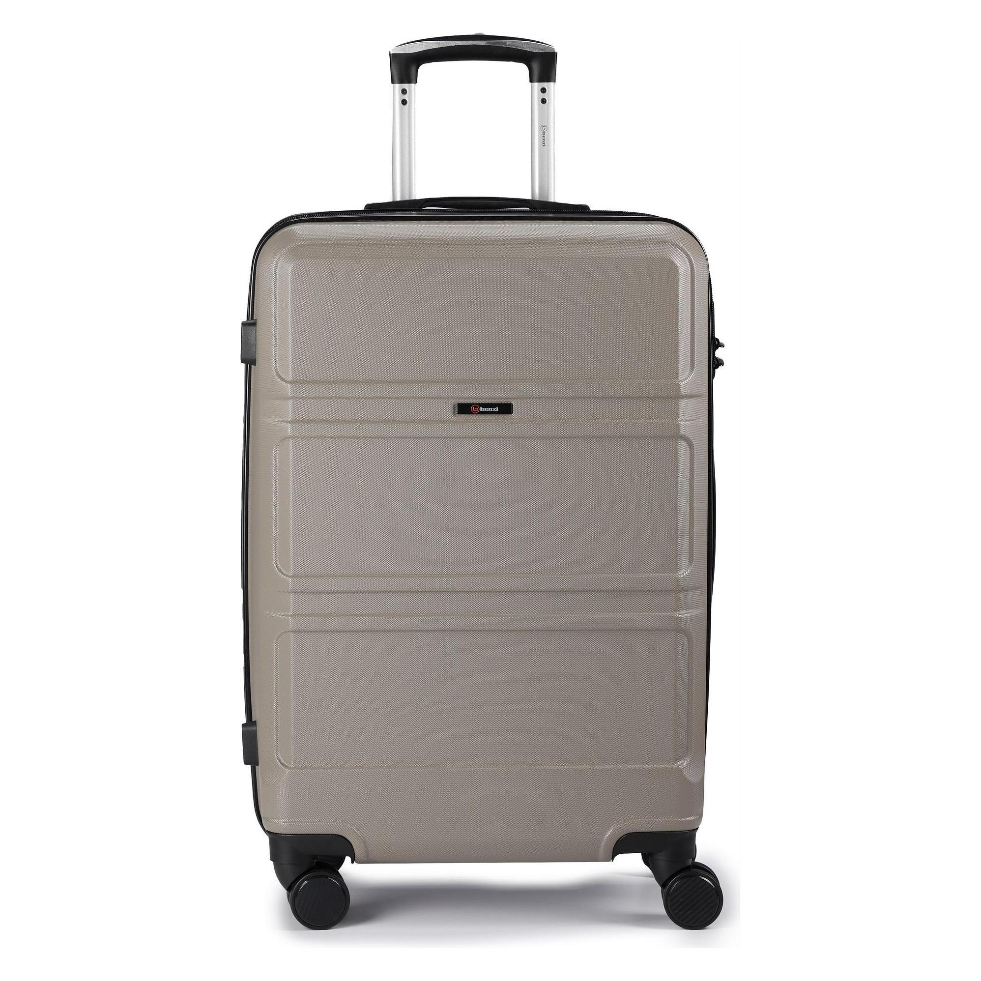 Benzi, Koffer, 5739 4 Rollen Trolley M 66 Cm, Grau, (58 l)