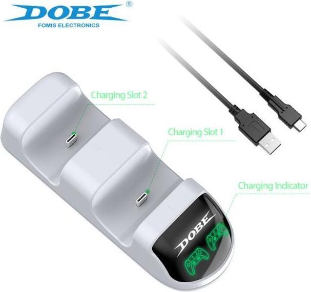 Image du produit Dobe Charging Dock pour deux manettes PS5 (PS5)