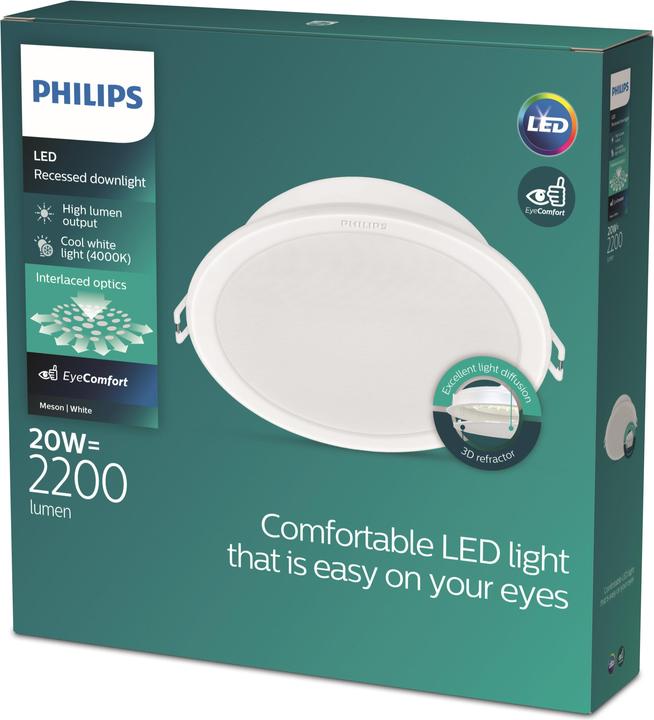 Actual product image Philips RECESSED MESON 175 20W 40K WH (2200 lm)
