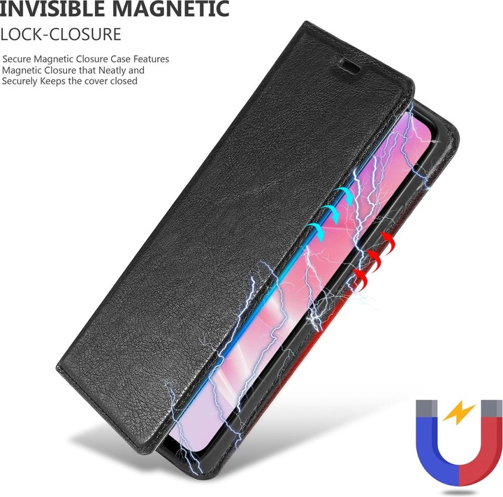 Actual product image Cadorabo Case Book Invisible Magnet (Oppo A57 5G, Oppo A77 5G, Realme V23 5G)