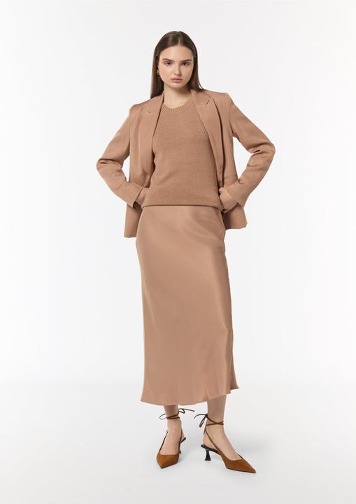 Produktbild Comma Strickpullunder Stricktop aus Baumwollmix mit Rippblende (40)
