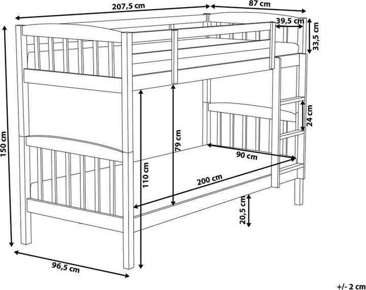 Actual product image Beliani Revin (90 x 200 cm)