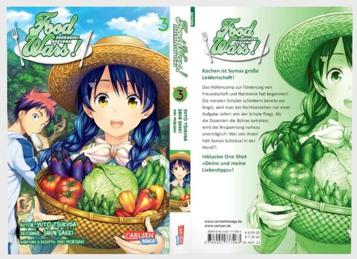 Immagine prodotto Food Wars - Shokugeki No Soma, Band 3 (Tedesco, Yuto Tsukuda, 2016)