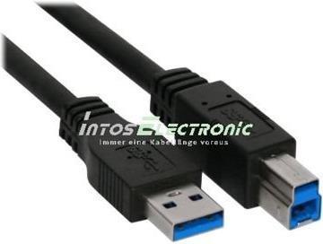 Image du produit InLine USB A — USB B (5 m, USB 3.0)