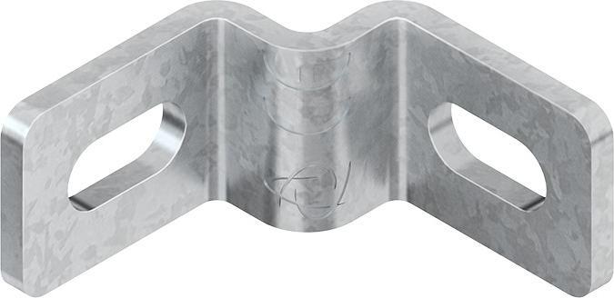 Niedax Wall connection angle WWI 80