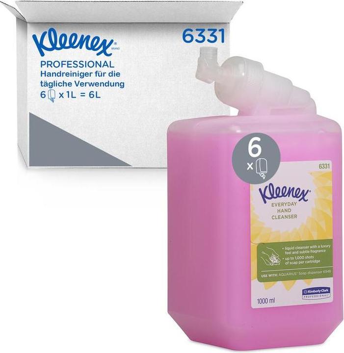 Actual product image Kimberly-Clark Prof Wash Lotion Normal pink (Liquid soap, 1000 ml)