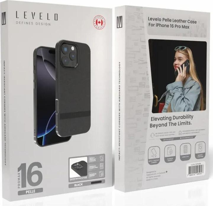 Produktbild Levelo Leather Case (Apple iPhone 16 Pro Max)