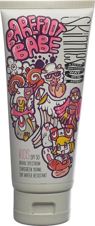 Image du produit Skinnies Barefoot Babe Kid SPF 50 (Gel solaire, SPF 50+, 100 ml, 114 g)