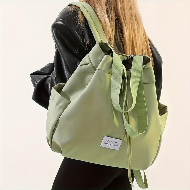 Image du produit Only-Bags.Store Casual Drawstring Sac à dos, sac à bandoulière léger, style BCBG Sac d'école portable